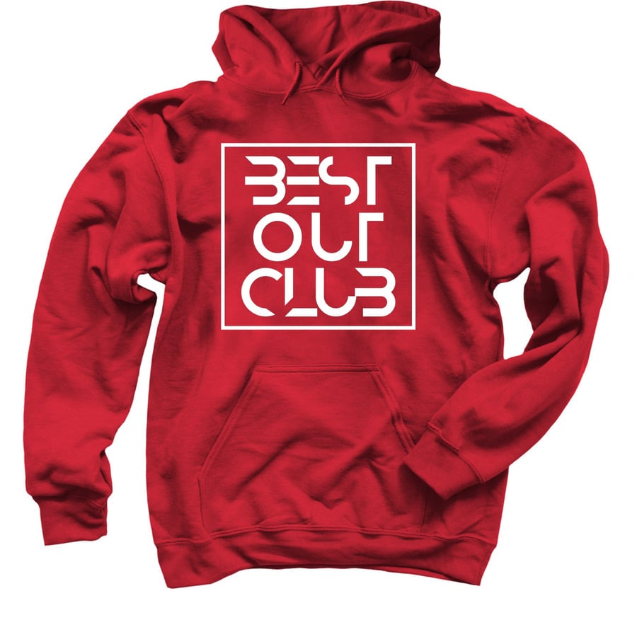 Image of Best Out Club Pro Hoodie "Red"