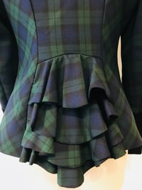 Image 5 of Tartan and velvet Bustle Jacket