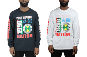 Image of Cross Colours - POST HIP HOP NATION L/S T-SHIRT