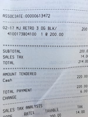 Image of Air Jordan Retro 3 Black Cement SZ 10 Men