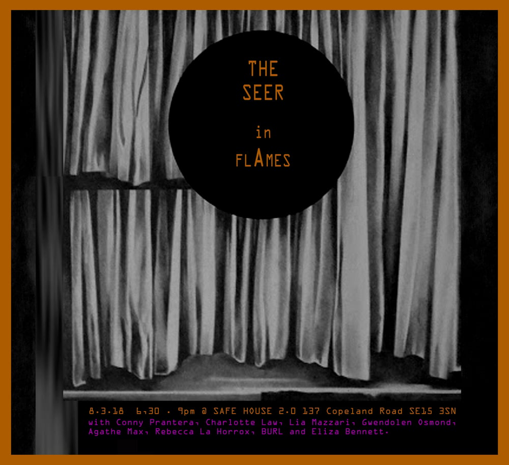 Image of TICKET for THE SEER ~ in FLAMES
