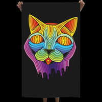 Image 3 of ACID CAT TAPESTRY