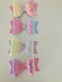 Image 2 of Personalise me rainbow glitter 