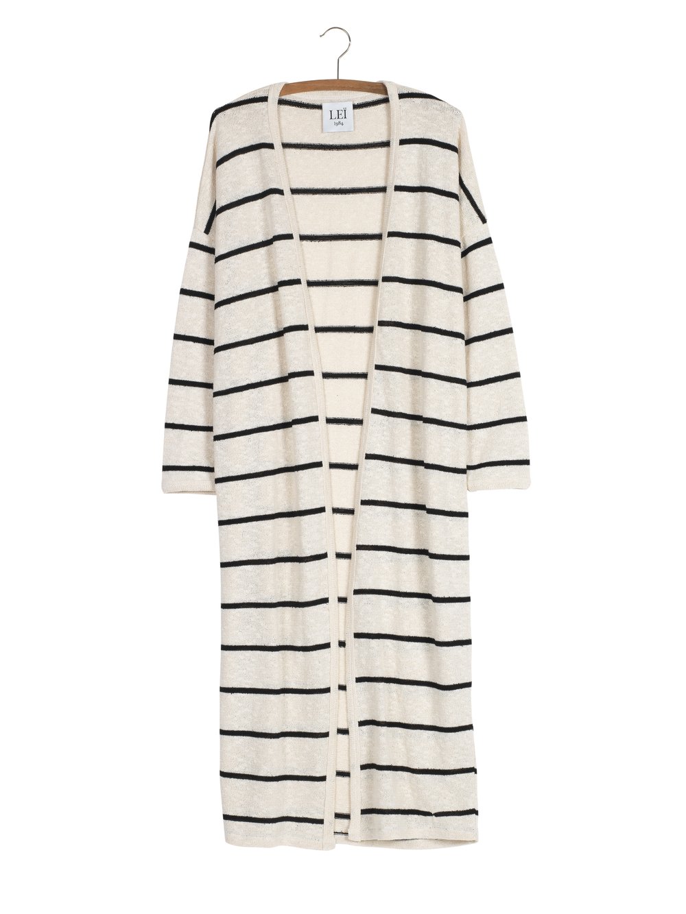 Image of Gilet long rayé PHILOMENE 140€ -60%