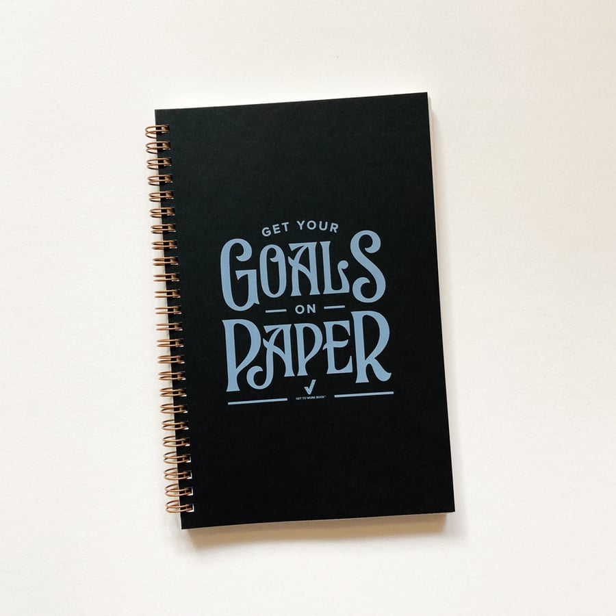 Image of GOALS ON PAPER grid notebook