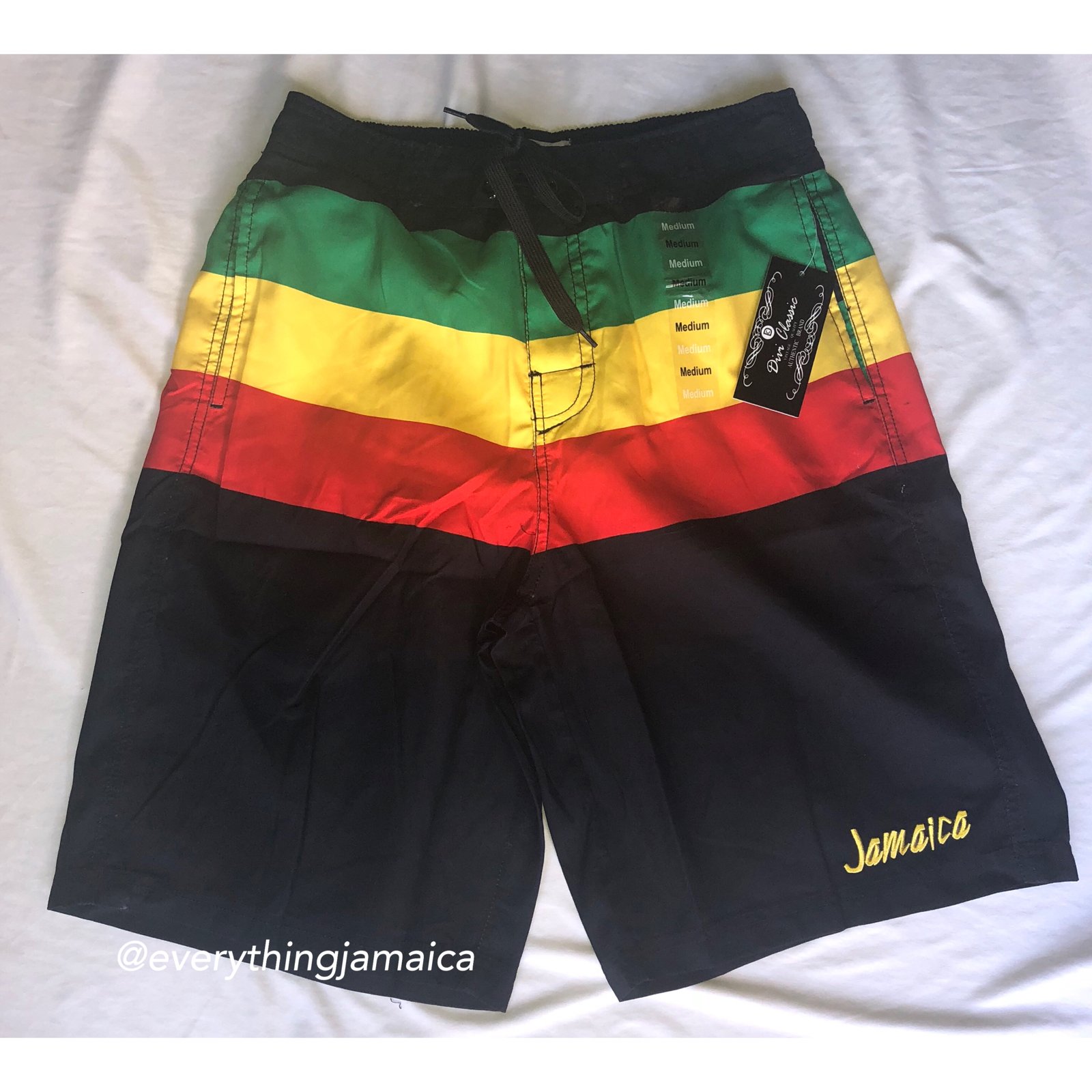 Reggae Men Cruise Swim Trunk Sports Jamaica Bermuda Shorts Beach Pants Trousers 