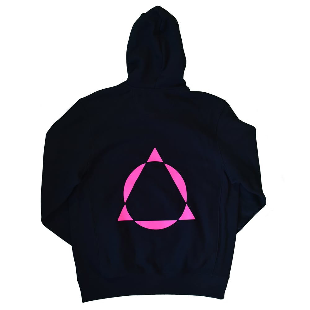 Image of pink box hoodie