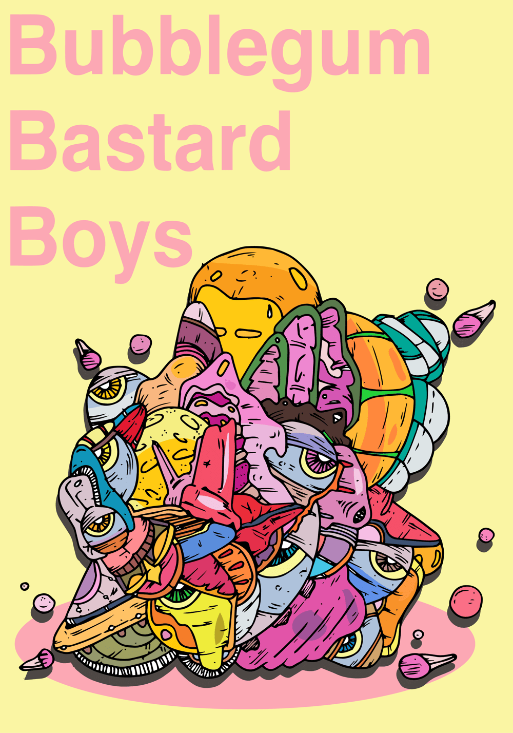 Image of Bubblegum Bastard Boys - Pink
