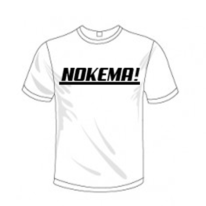 Image of NOKEMA! T-SHIRT (WHITE)