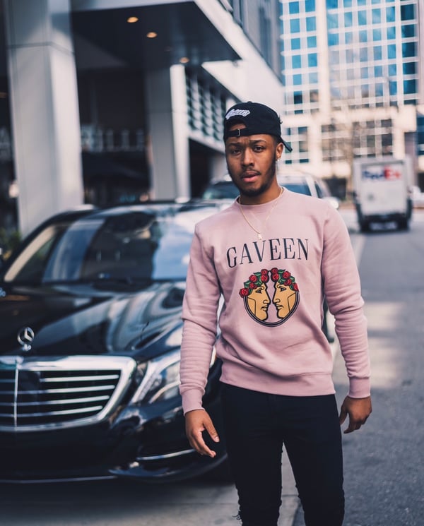 Image of Mauve Logo Crewneck