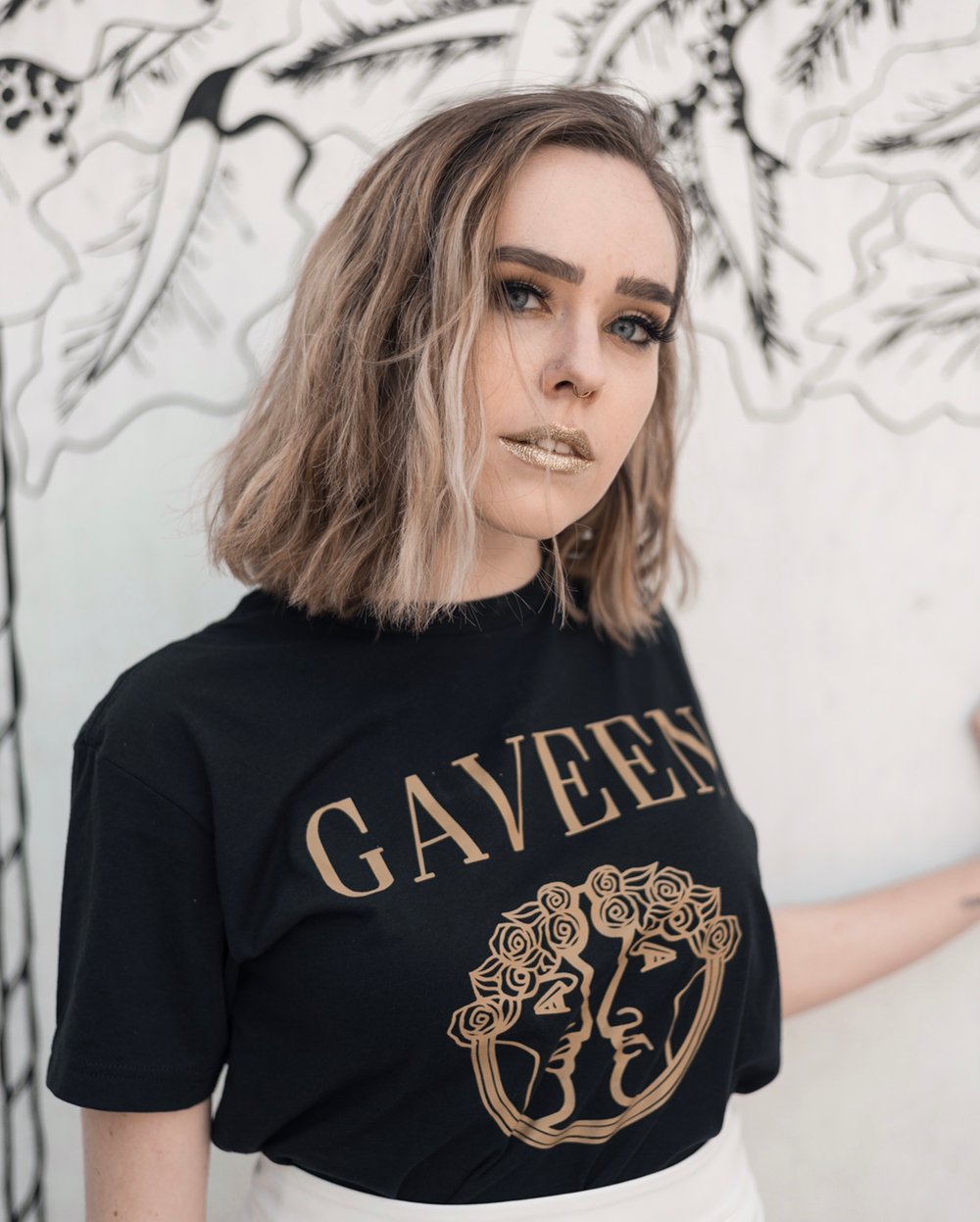 Image of Classic Unisex Gold Logo Tee