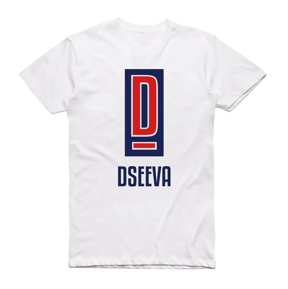 Image of DSEEVA T-SHIRT (Red & Blue)