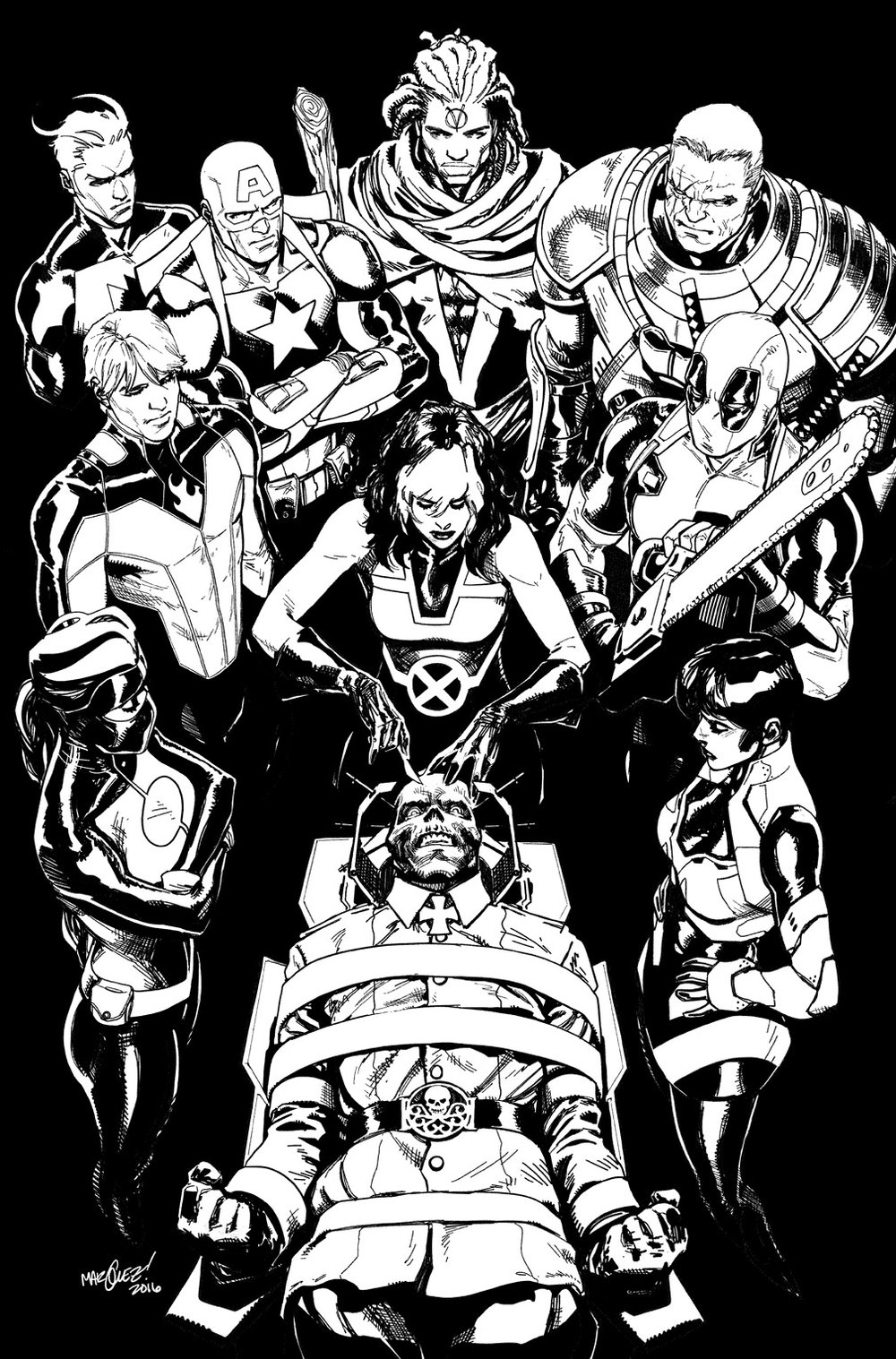 Image of UNCANNY AVENGERS #22 COVER ARTIST'S PROOF