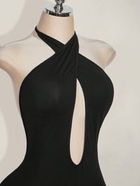 Image 2 of Cross Halter Sexy Jumpsuit