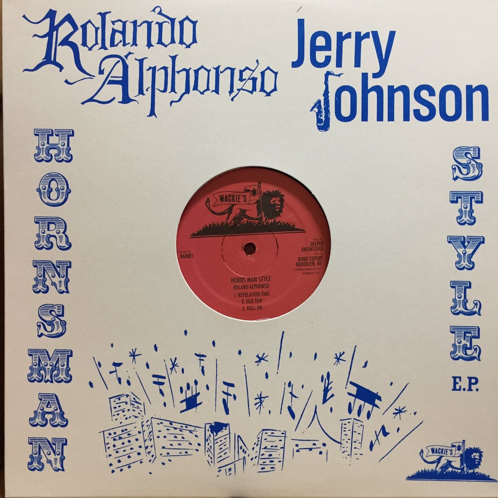 Image of Rolando Alphonso / Jerry Johnson - Hornsman Style 12" EP (Wackie's)