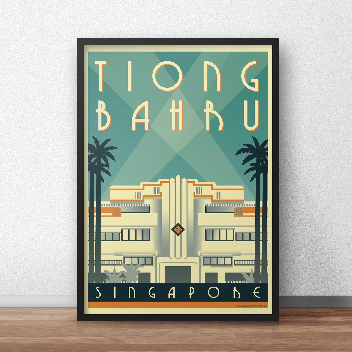 Art Deco Palms, Silver