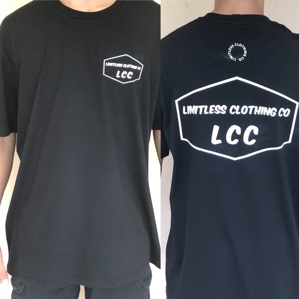 Image of Black Limitless Staple tee