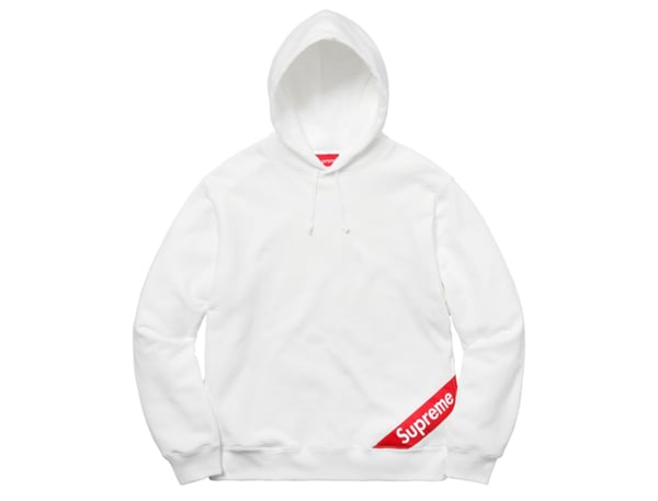 Image of Supreme Corner Label Hooded Sweatshirt size M