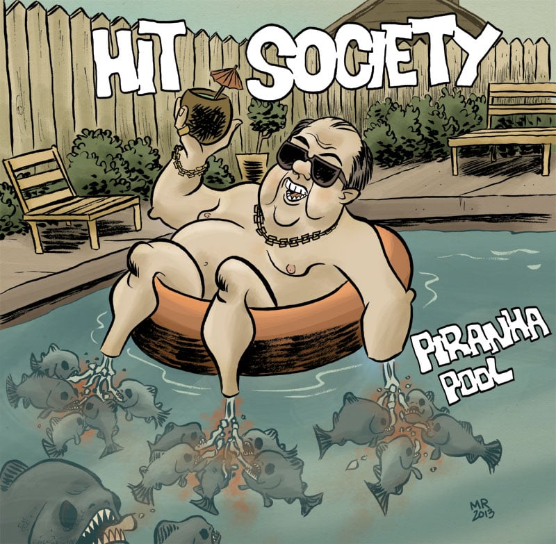 Image of Hit Society - Piranha Pool EP - 7" + Download Code