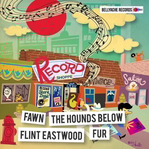 Image of Flint Eastwood/The Hounds Below/Fur/Fawnn - Record Store Day 2013 EP - 7" + Download Code