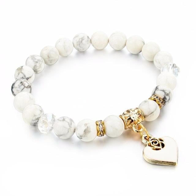 Image of Luxury Heart Charm Bracelet