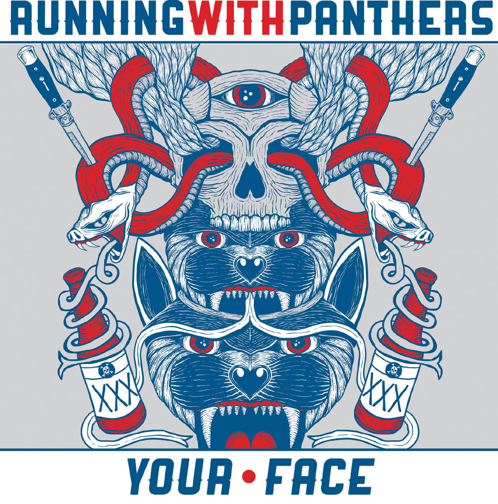 Image of Running With Panthers - Your Face EP - 7"