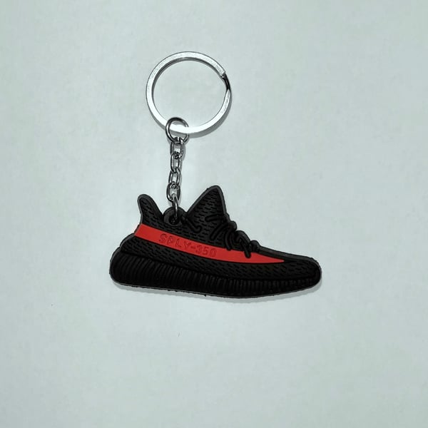 Image of YEEZY KEYCHAIN RED STRIPE