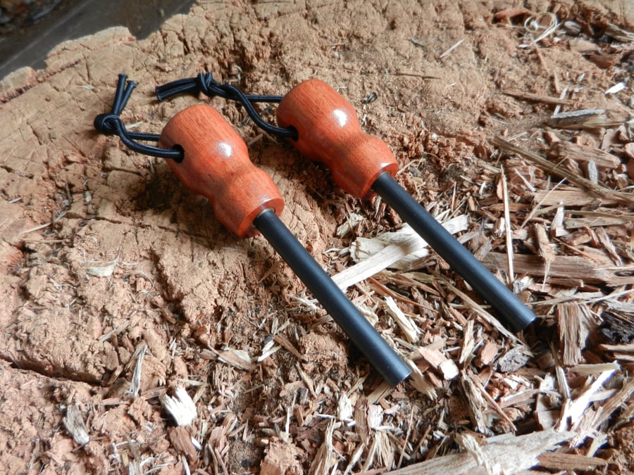 Image of Hand Made Fire steel w/Iron bark Handle