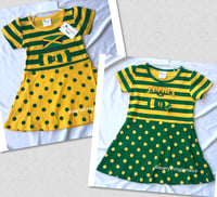 Jamaica Girls Stripe and Polka dot dress