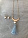 Image of Tassle Necklace and Earrings set