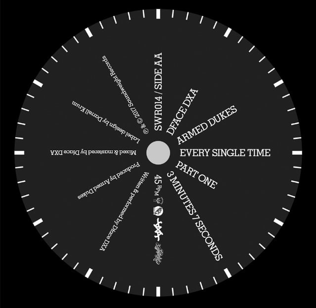 DFACE DXA & ARMED DUKES - Every Single Time Part I & II on 45// 7"