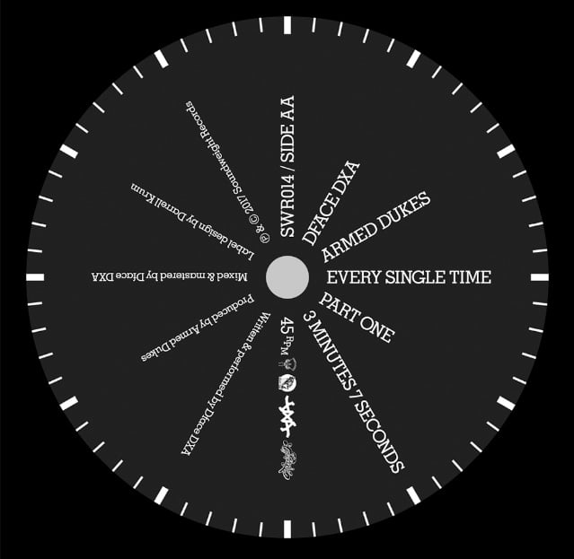 Image of DFACE DXA & ARMED DUKES - Every Single Time Part I & II on 45// 7"