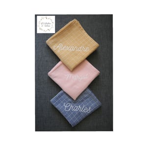 Image of Lot de 3 langes 100% biologiques