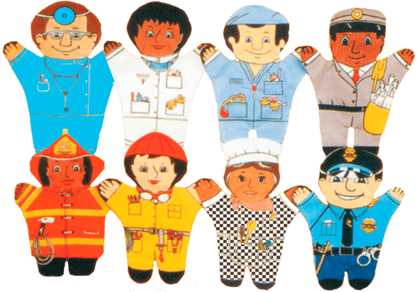 Image of HAND PUPPETS COMMUNITY HELPERS