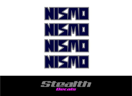 Image of NISMO Premium Wheel decals stickers x4,LM-GT, GTR Skyline r32