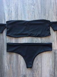 Image 3 of Bandau Bikini Top with arm sleeves with Cheeky Bottoms