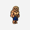 Double Dragon Abobo lapel pin