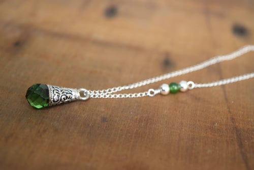Image of The Sterling Green necklace