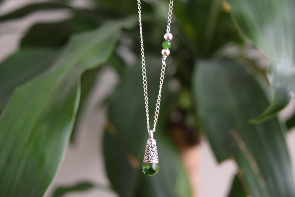 Image of The Sterling Green necklace