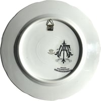 Image 3 of Deer Couple - Vintage Bohemian Porcelain Plate - #0539