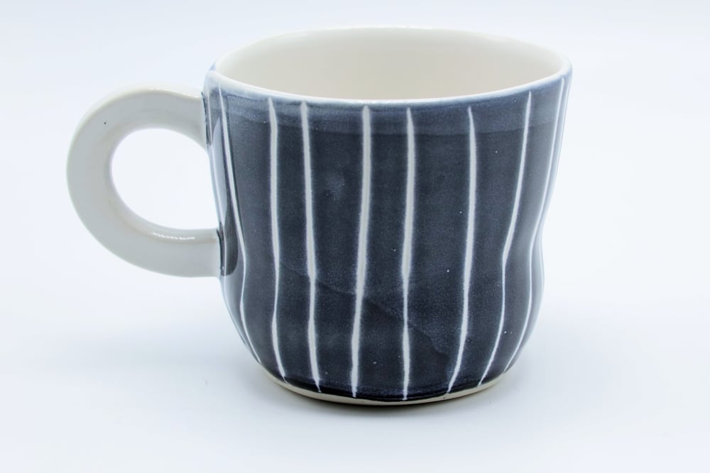 Image of Blue Pinstripe Mug