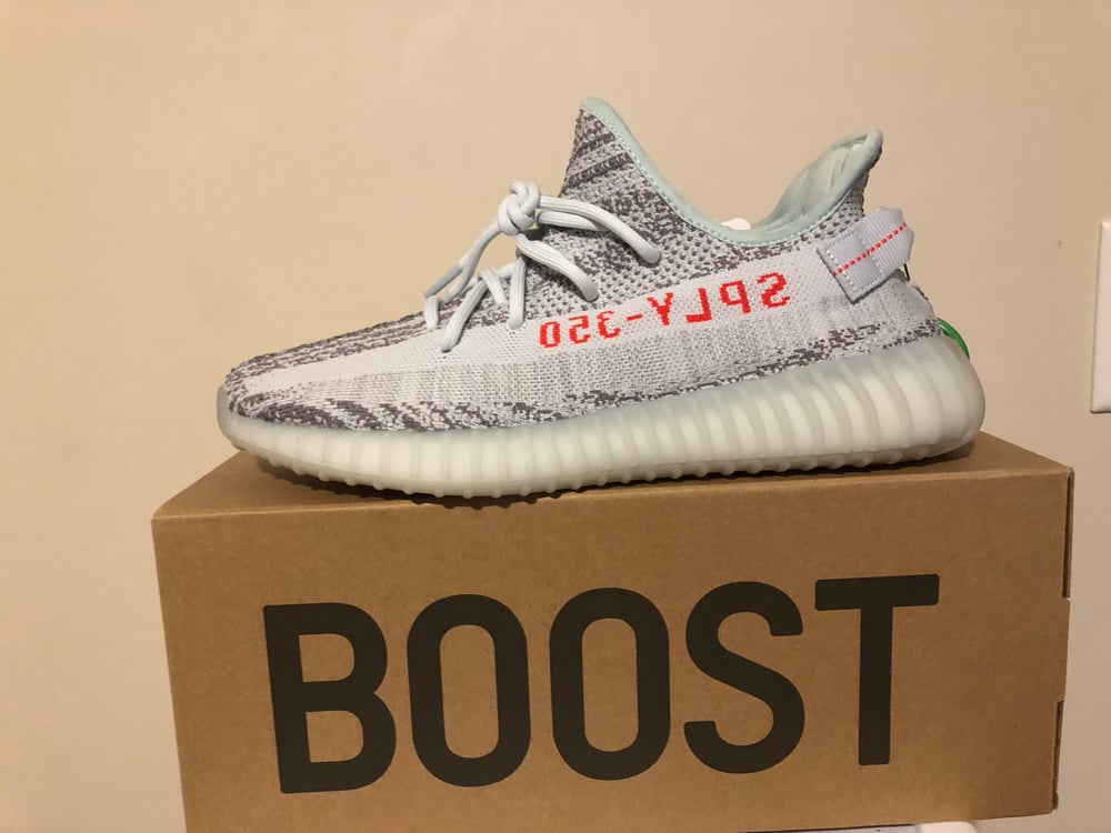 Image of Blue Tint Yeezys