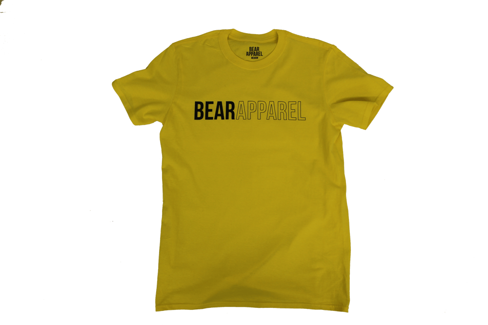 Image of Yellow Bear Apparel Text Tee