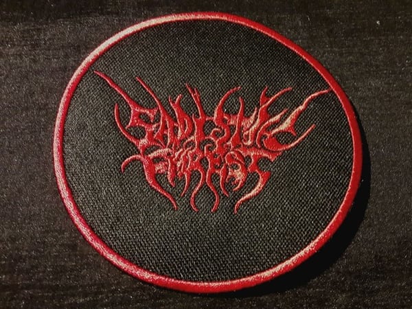 Image of Sadistik Forest patch (options: red / white)
