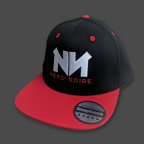 Image of Neko Noire Snapback (Black / Red)