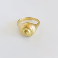Image 4 of Snail Shell Ring 18k