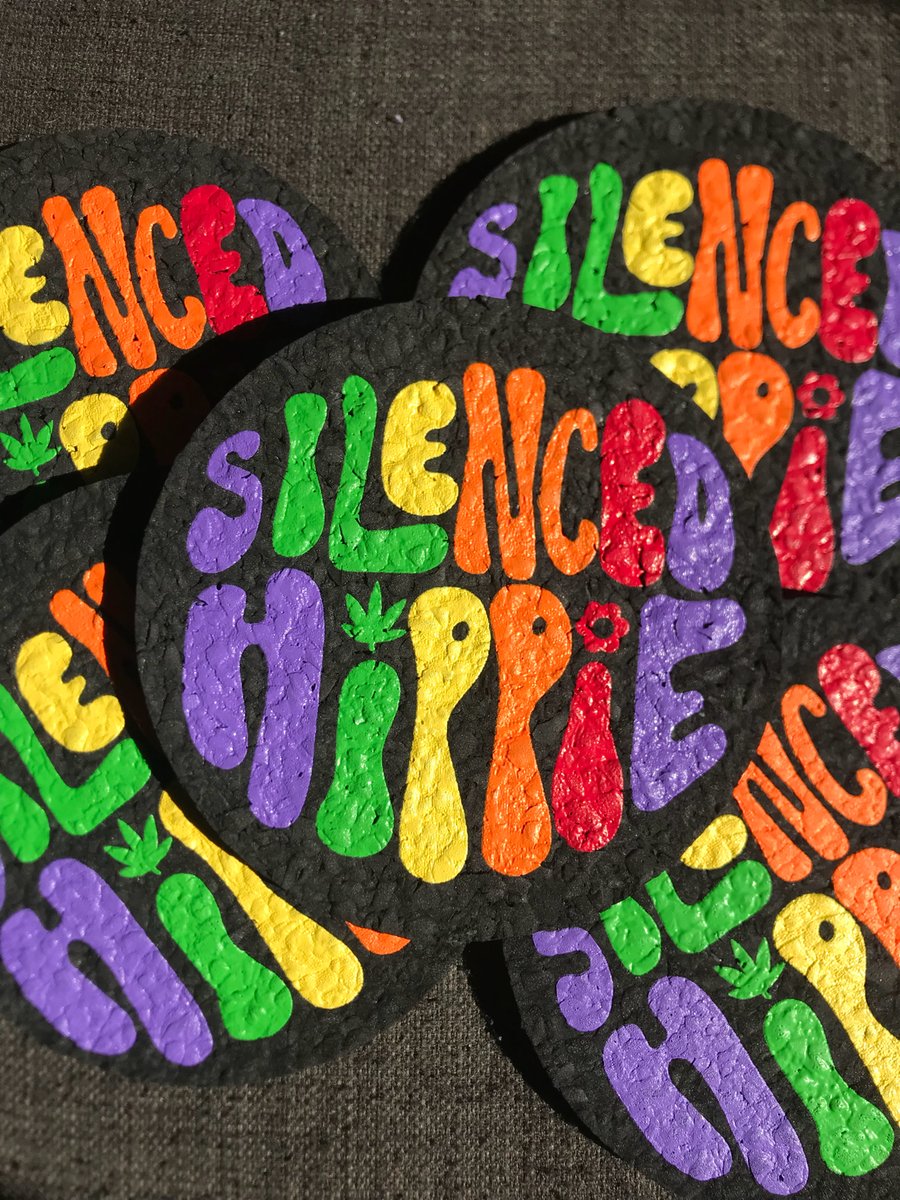 Silenced Hippie Mood Mat TieDyed Adventures