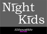 3x NIGHT KIDS Initial D decals Stickers