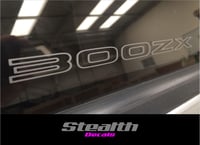 2x Nissan 300ZX Etched Rear Quarter Window Decals.Stickers Fairlady Z