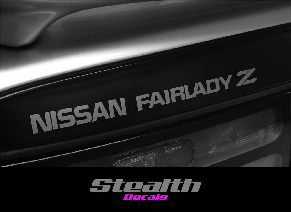 Image of Nissan 300ZX Fairlady Z Rear hatch decal